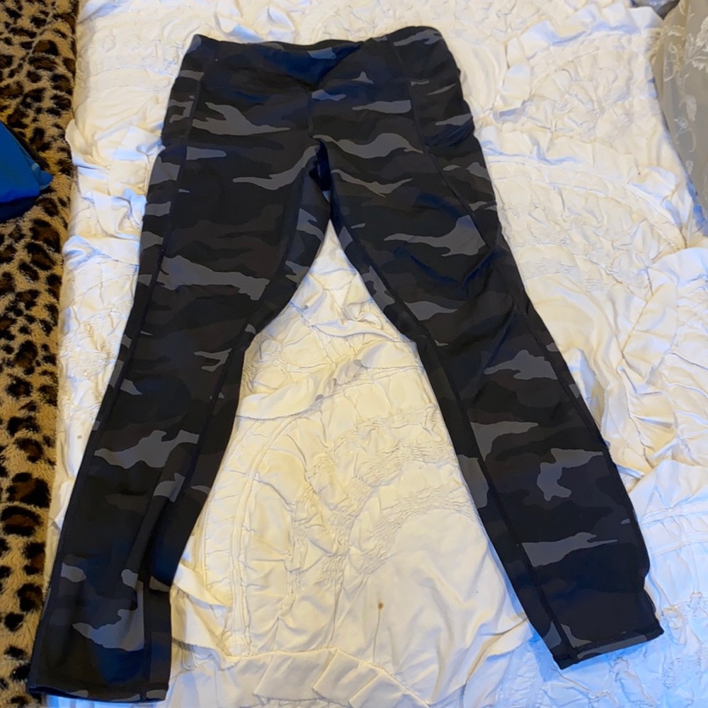 Athleta Black Camo